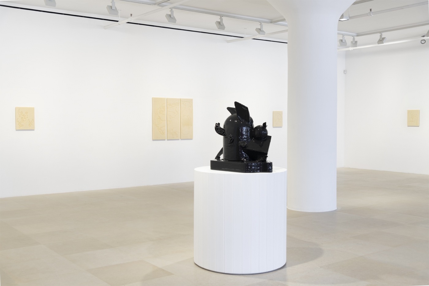 Aria Dean, Installation view, Show Your Work Little Temple, Greene Naftali, New York, 2021