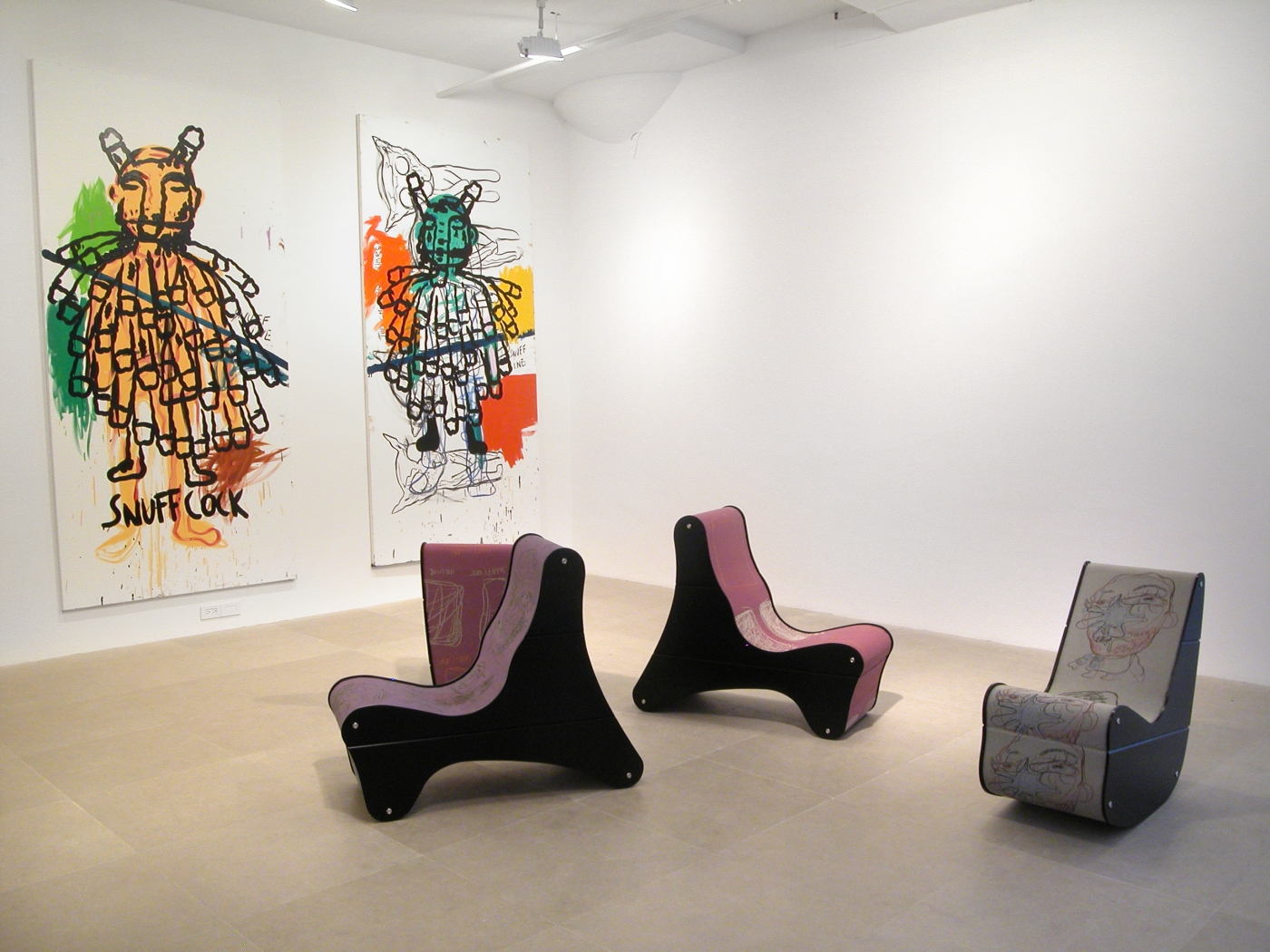 Installation view, Greene Naftali, New York, 2008