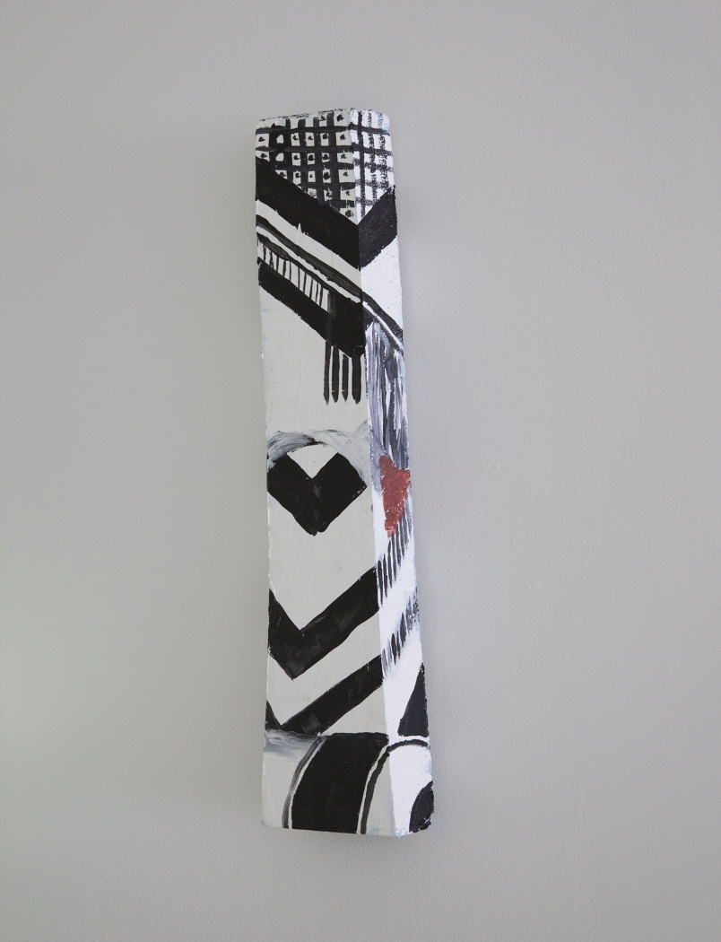Trisha Baga, Untitled, 2012, Acrylic painted foam, 24 x 5 7/8 x 2 inches, (61 x 14.9 x 5.1 cm)
