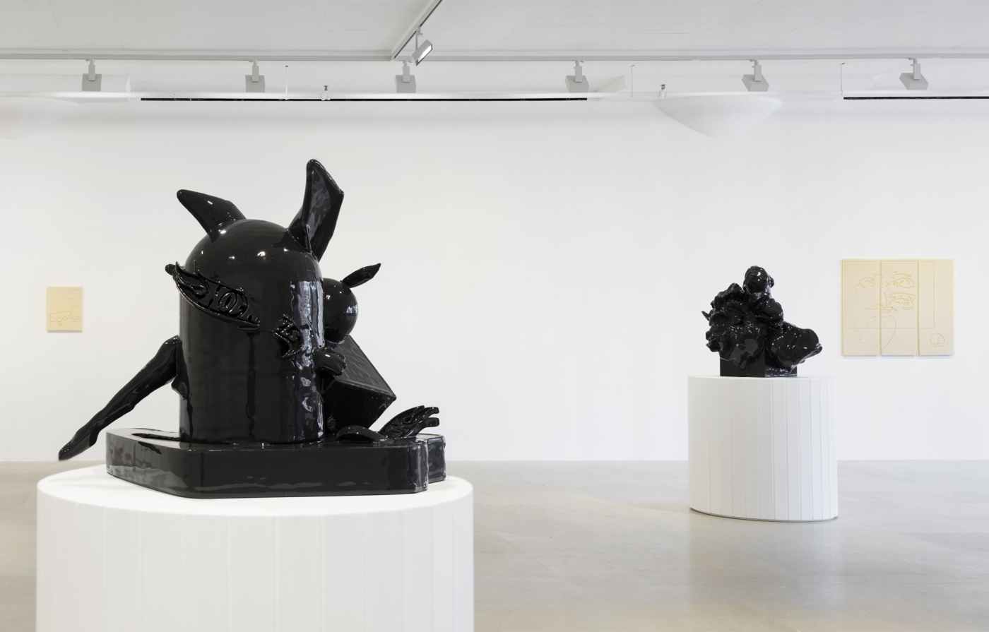 Aria Dean, Installation view, Show Your Work Little Temple, Greene Naftali, New York, 2021