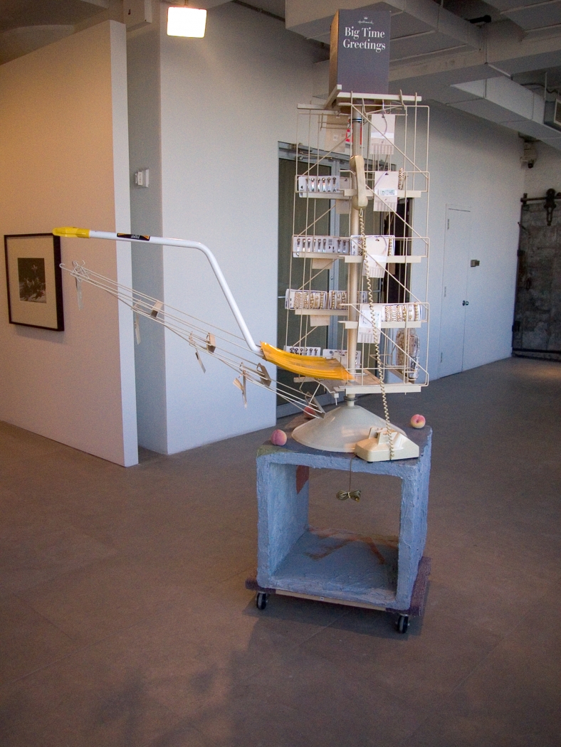 Rachel Harrison, Nice Rack, 2006, mixed media, 99 x 63 x 28 inches