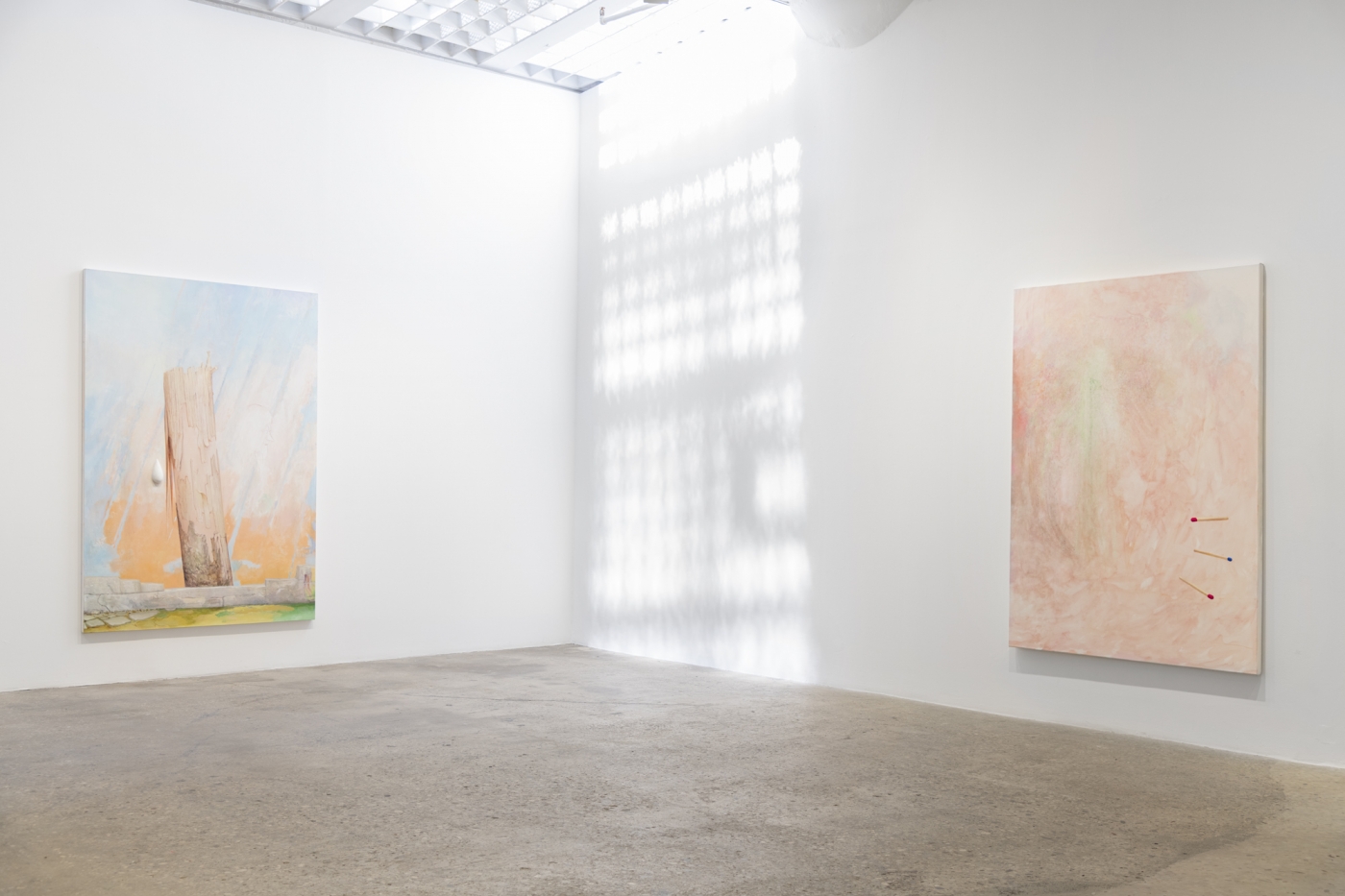 Monika Baer, Installation view, loose change, Greene Naftali, New York, 2021