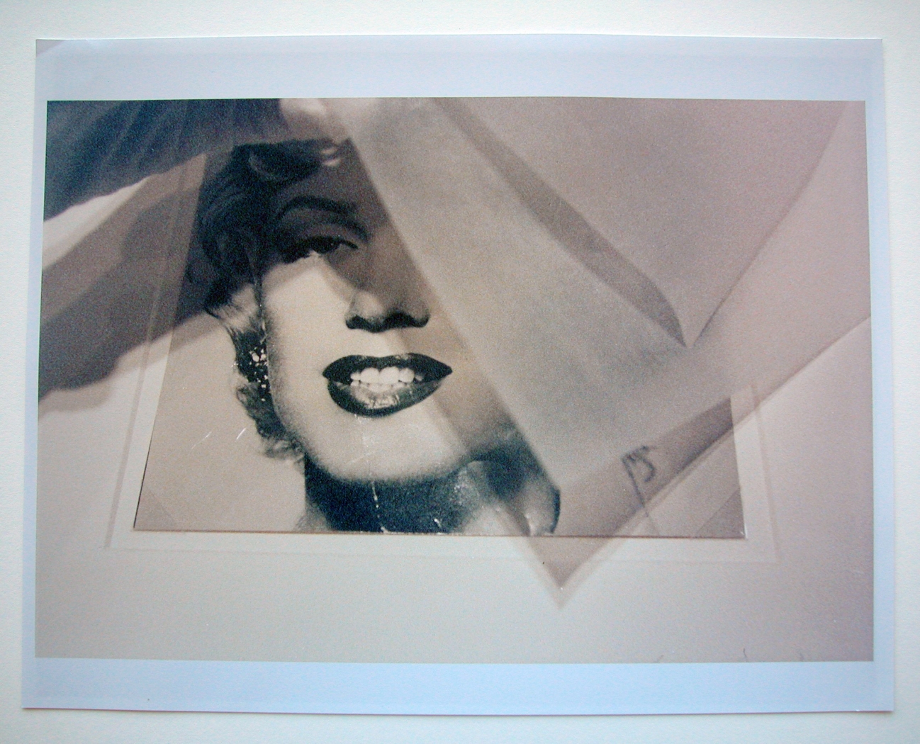 Marilyn with Wall, 2004 (detail), mixed media sculpture, 136 x 120 x 50 inches