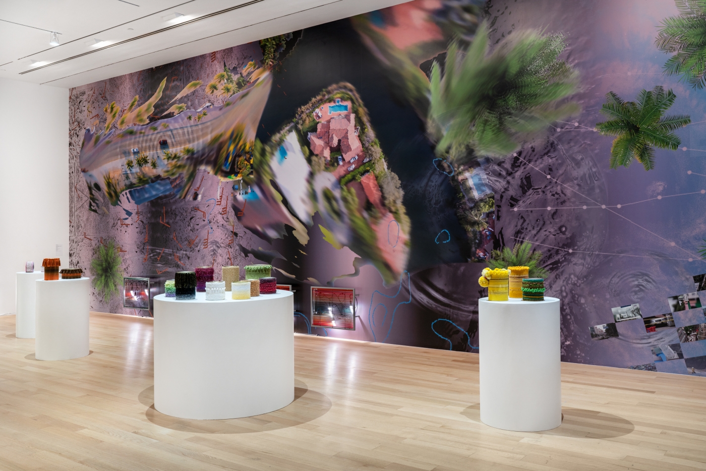 Haegue Yang, Installation view, In the Cone of Uncertainty, The Bass Museum of Art, Miami, 2019