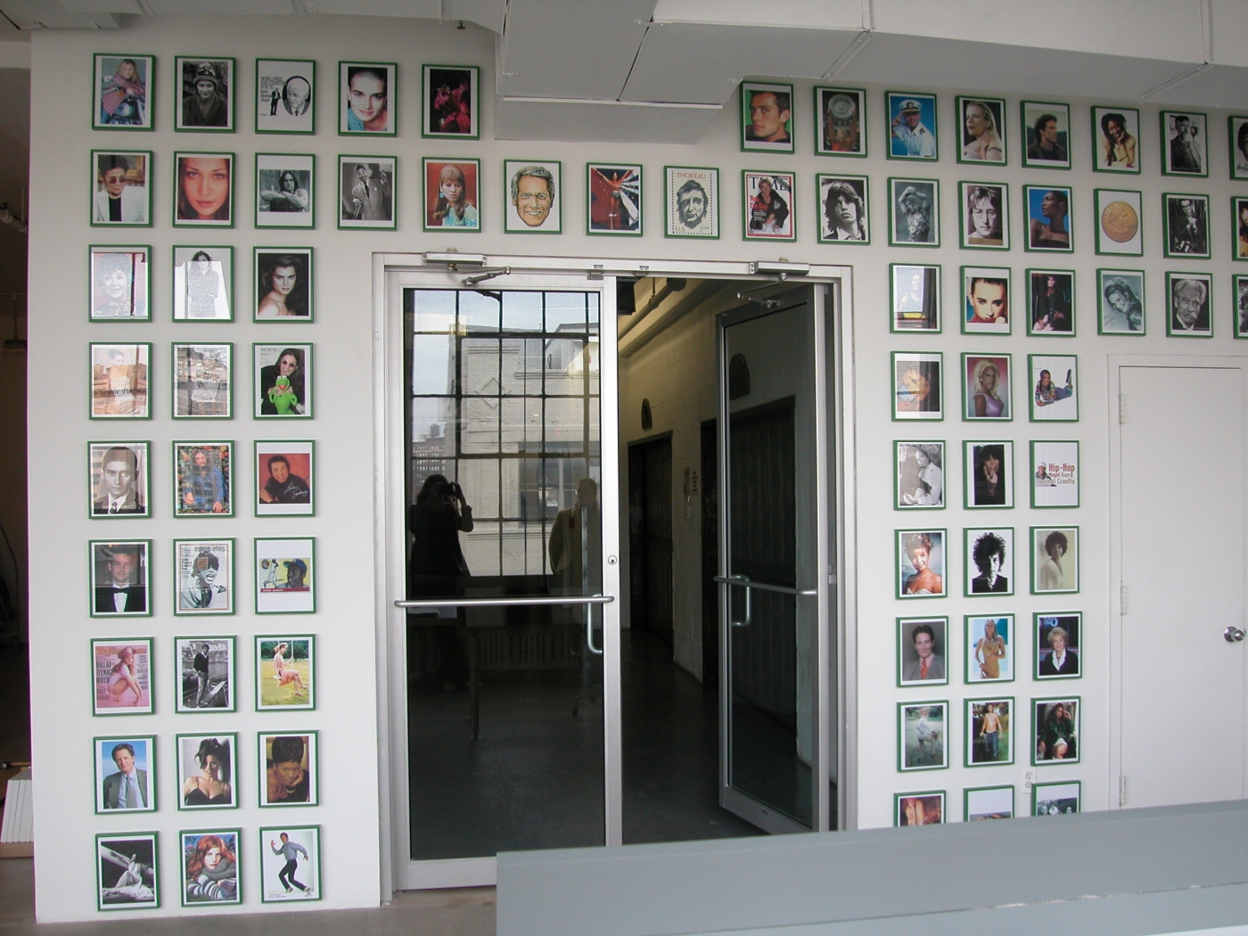 Installation view, Go Vegan!, Greene Naftali, New York, 2002