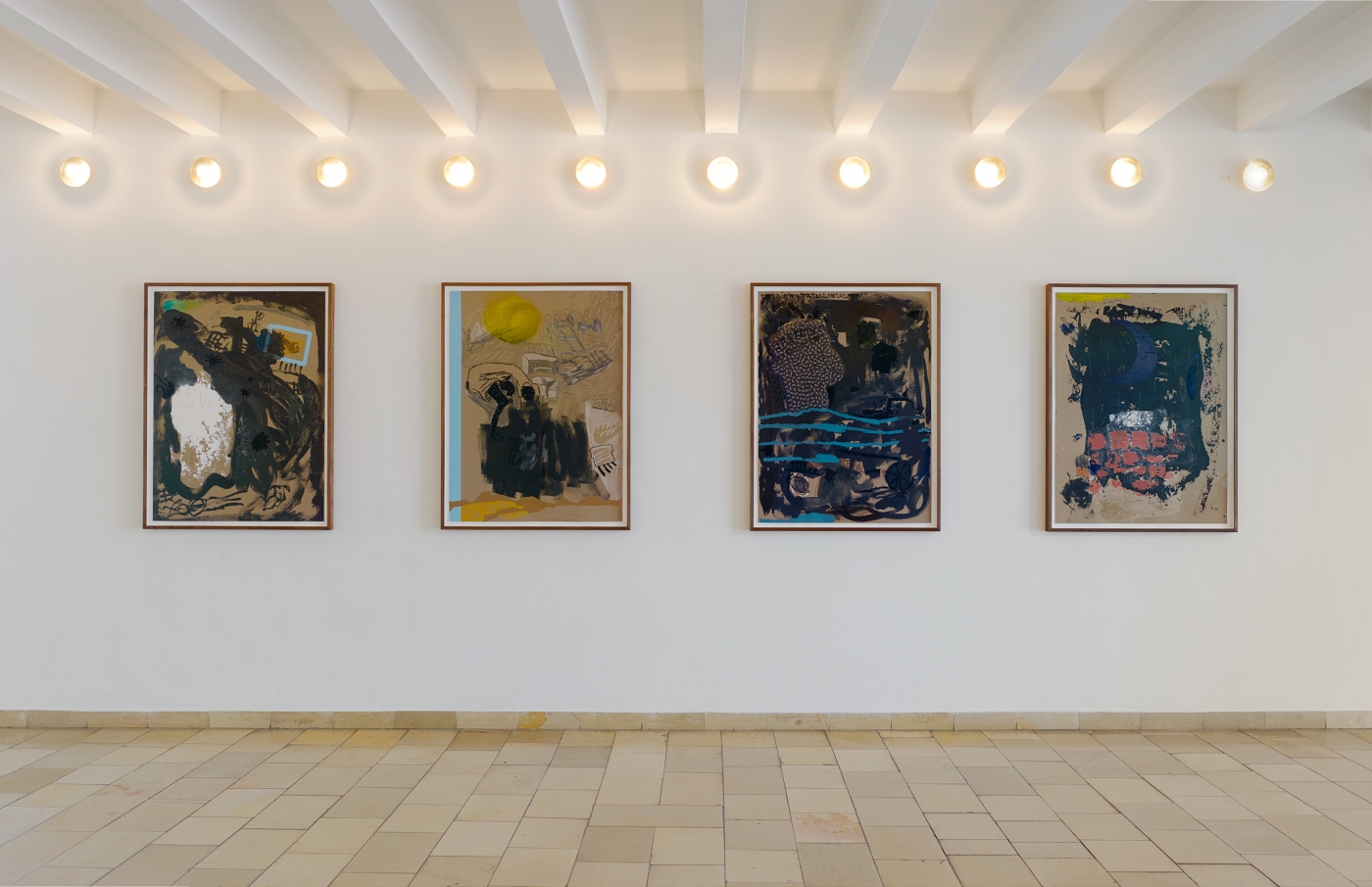 Walter Price, Installation view, Pearl Lines, Kölnischer Kunstverein, Cologne, 2018