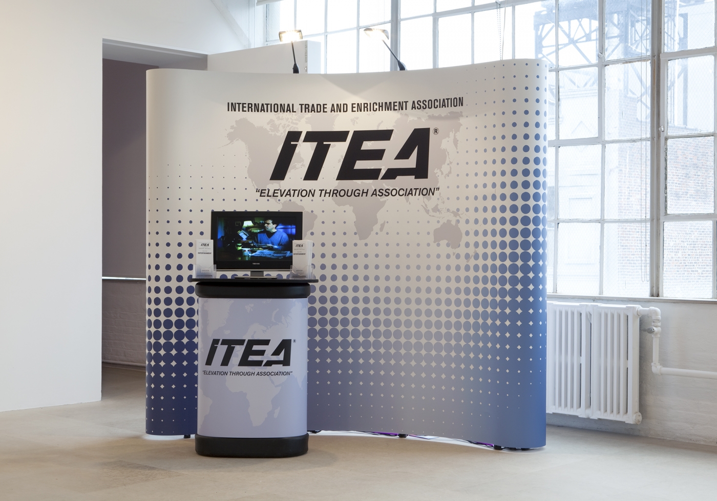 Michael Smith, ITEA, 1994 (with Jim Hinchee) / 2011 (with Jill Pangallo), mixed media installation, 97 x 98 x 60 inches