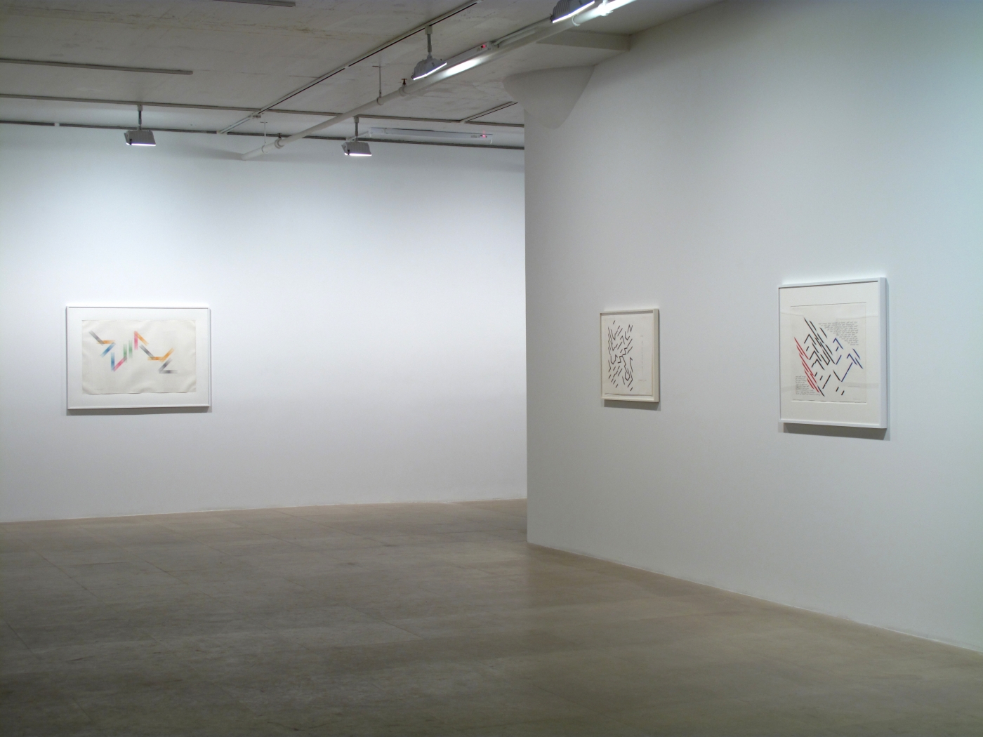 Installation view, Greene Naftali, New York, 2009