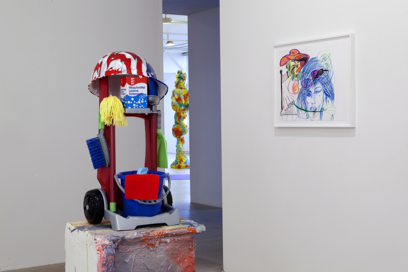 Rachel Harrison, Installation view, The Help, Greene Naftali, New York, 2012