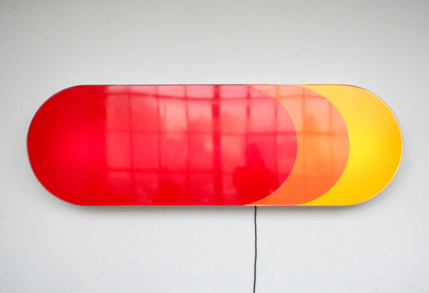 Daniel Pflumm Untitled (A&P), 2005 Lightbox 77 1/2 x 25 x 6 1/2 inches (196.9 x 63.5 x 16.5 cm)
