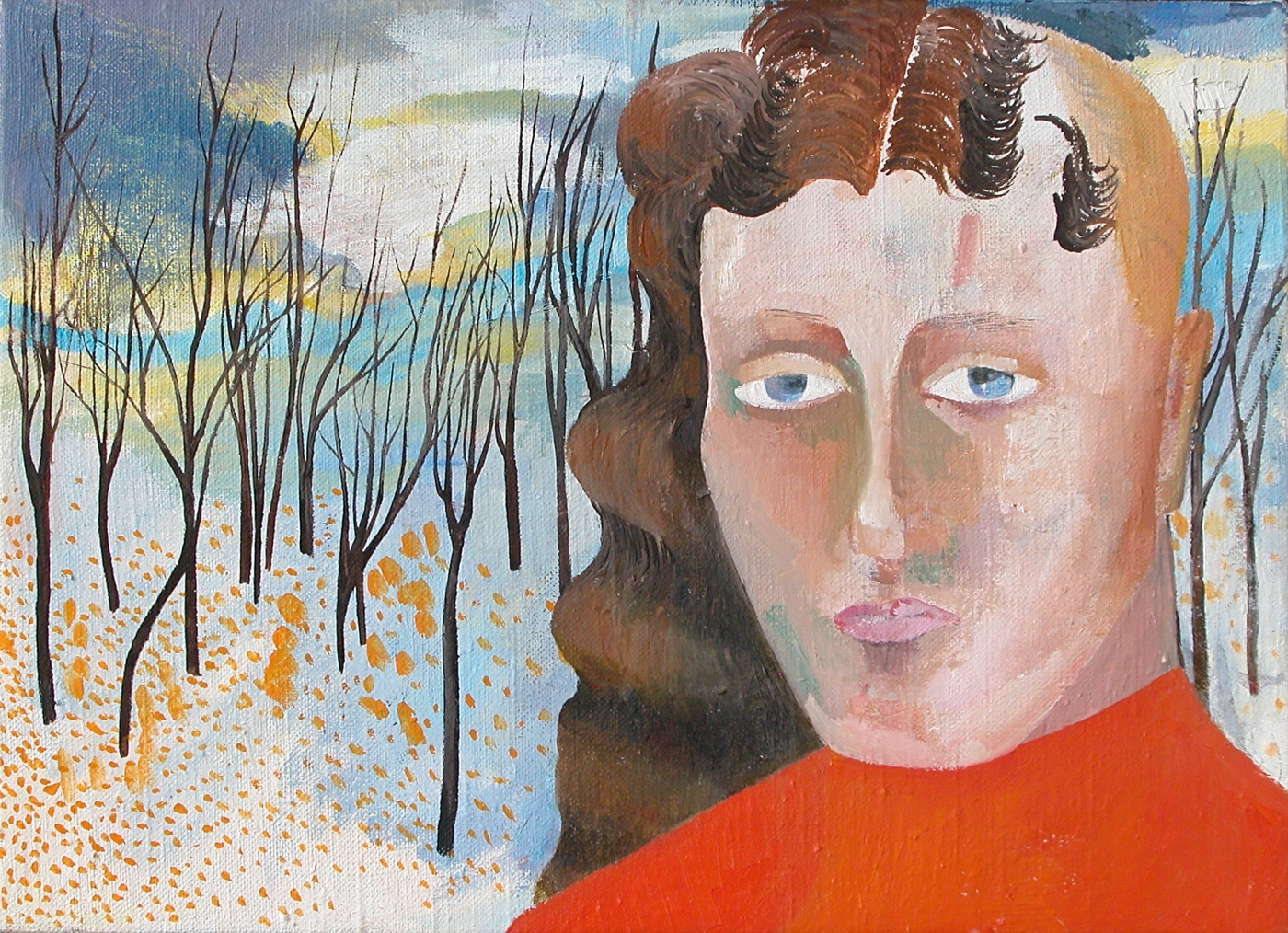 Bemerkenswerter Verbrecher, 2006, Oil on canvas, 12.99 x 17.72 inches