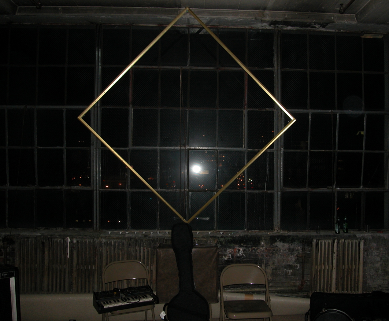 The No-Neck Blues Band, The Collective Imaginings of Quantarenius, Cook, & Co., Performance view, Greene Naftali, New York, 2005