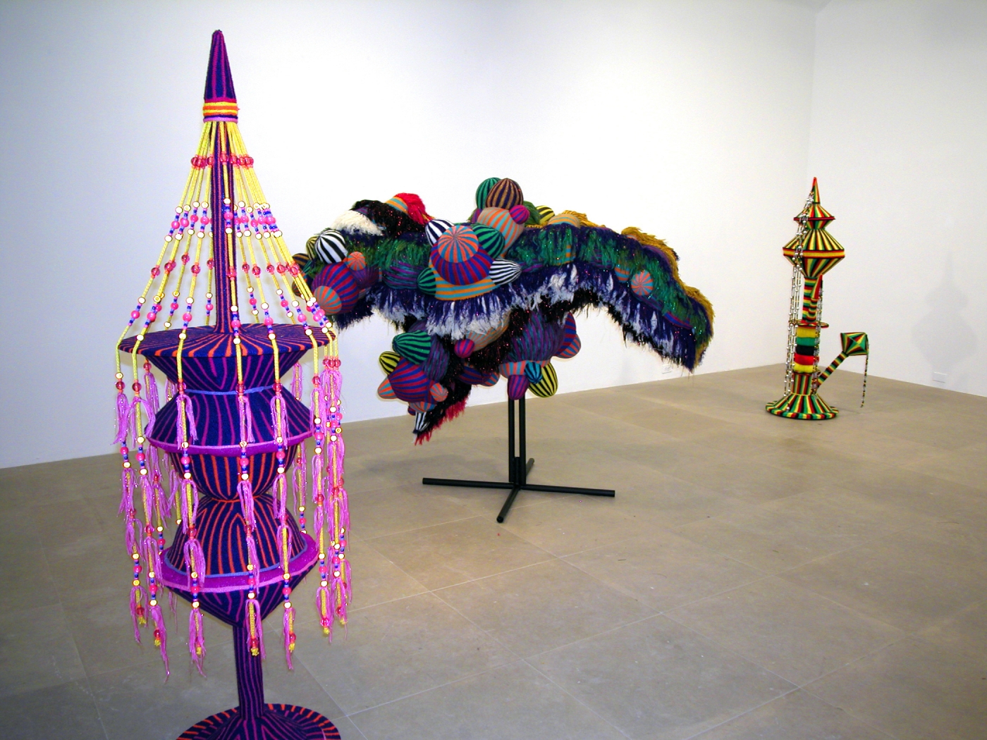 Installation view, I wish I had a beak, Greene Naftali, New York, 2005