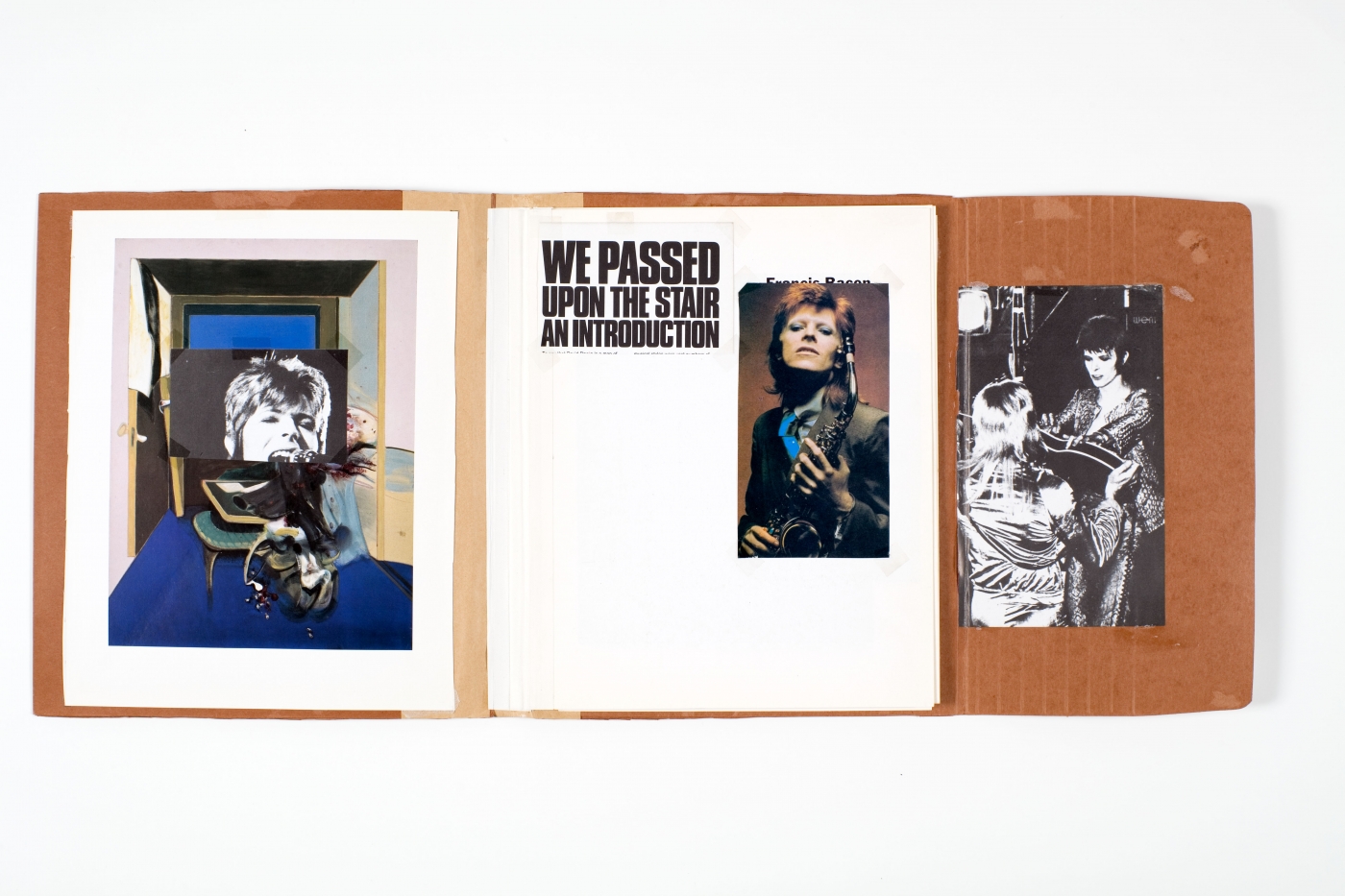 Glamster, 1992-2009, Artist's book (12 pages in illustrated tri-fold portfolio), 12 x 27 3/4 inches (open)