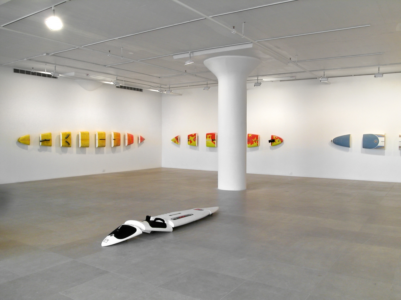 Michael Krebber, Installation view, Greene Naftali, New York, 2008