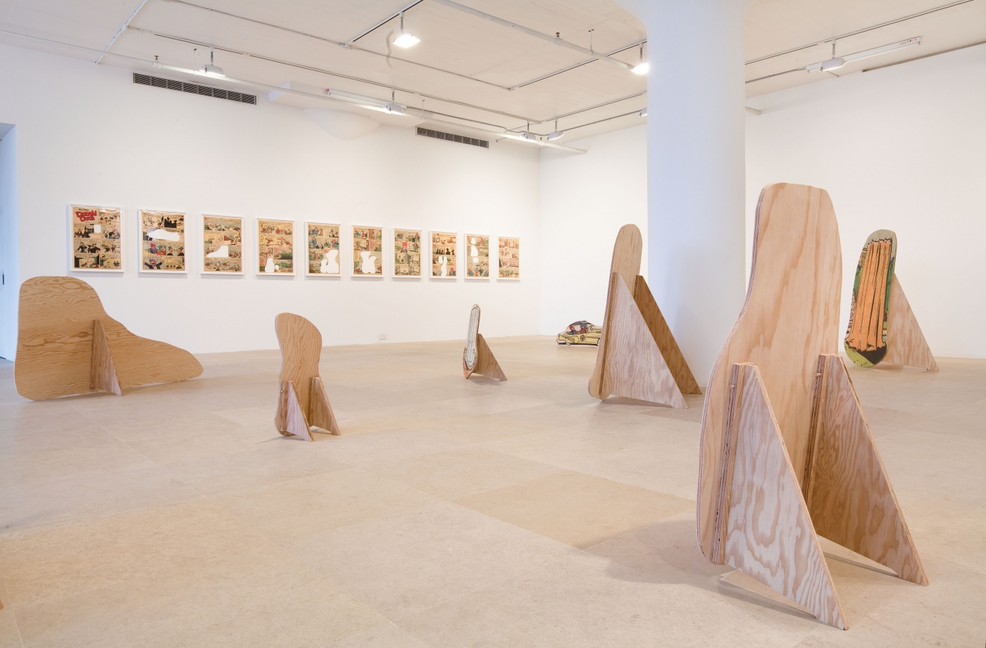 Allen Ruppersberg, Installation view, Greene Naftali, New York, 2010