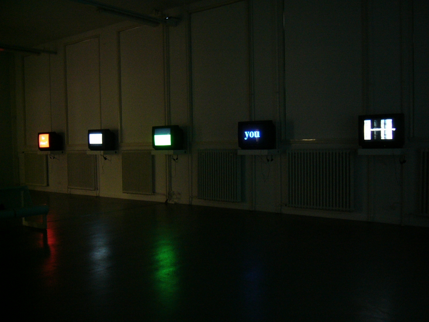 Installation view, Pop Manifestos in MurMur, curated by Edwin Carels, TENT, Rotterdam, The Netherlands, 2005