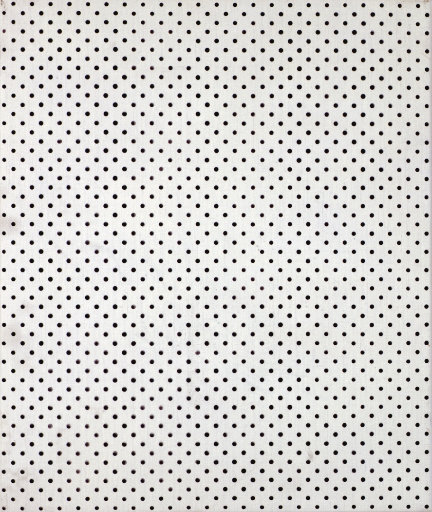 Untitled, 2005, Laquer on canvas, 23.62 x 19.69 inches