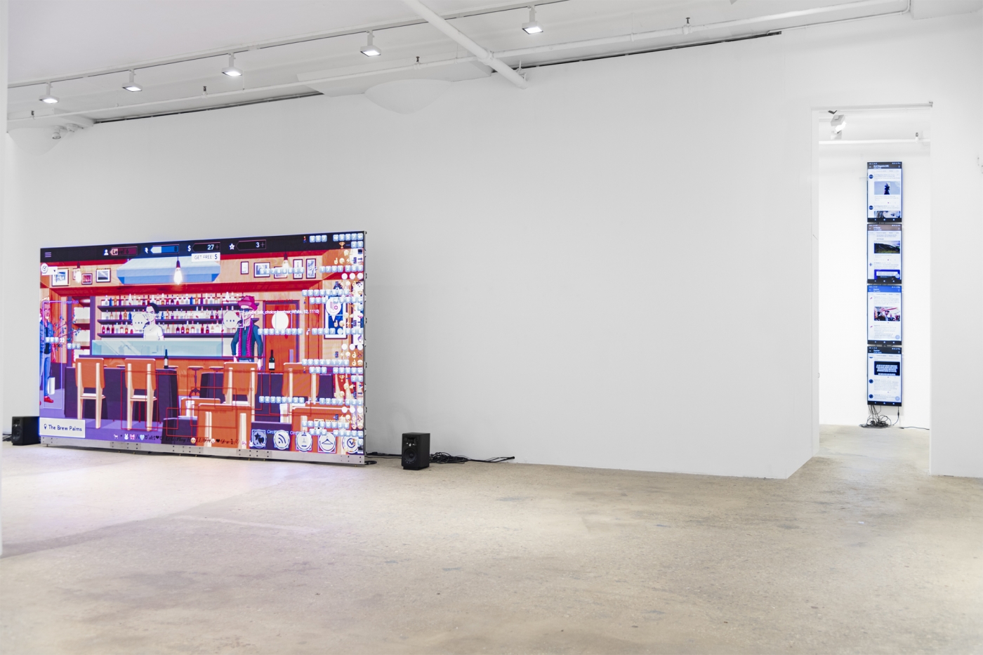 Cory Arcangel, Installation view, Century 21, Greene Naftali, New York, 2021