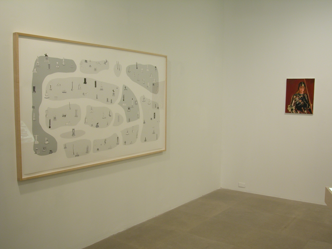 Installation view, American Idyll, Greene Naftali, New York, 2004