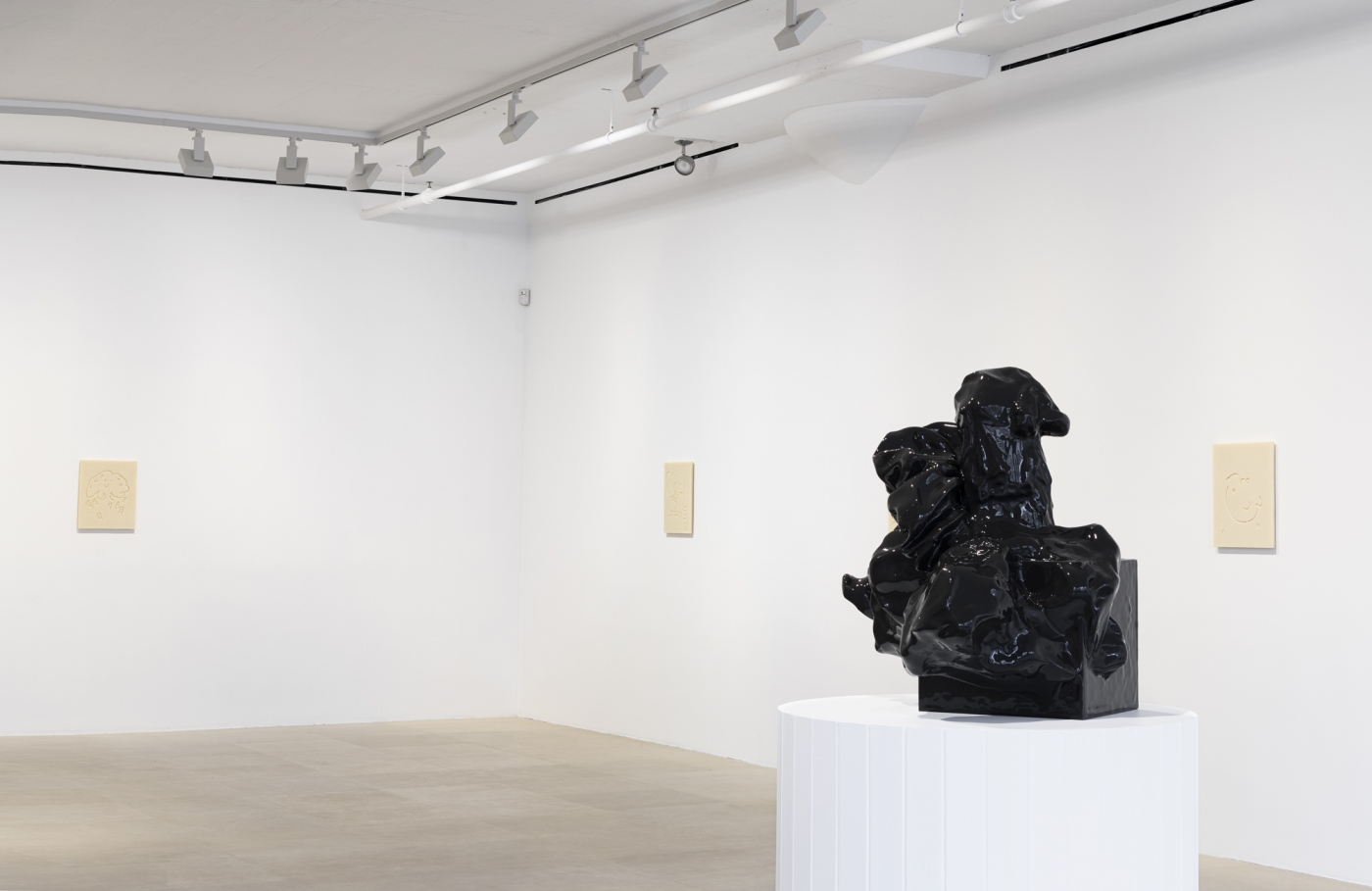 Aria Dean, Installation view, Show Your Work Little Temple, Greene Naftali, New York, 2021