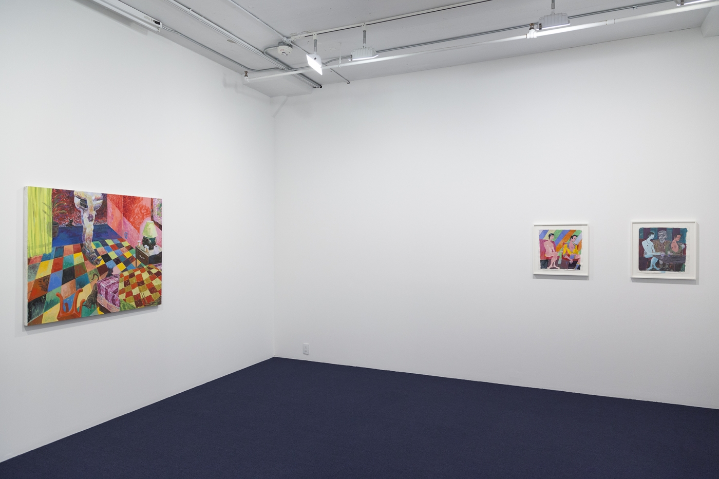 Richard Hawkins, Installation view, Hotel Suicide, Greene Naftali, New York, 2018