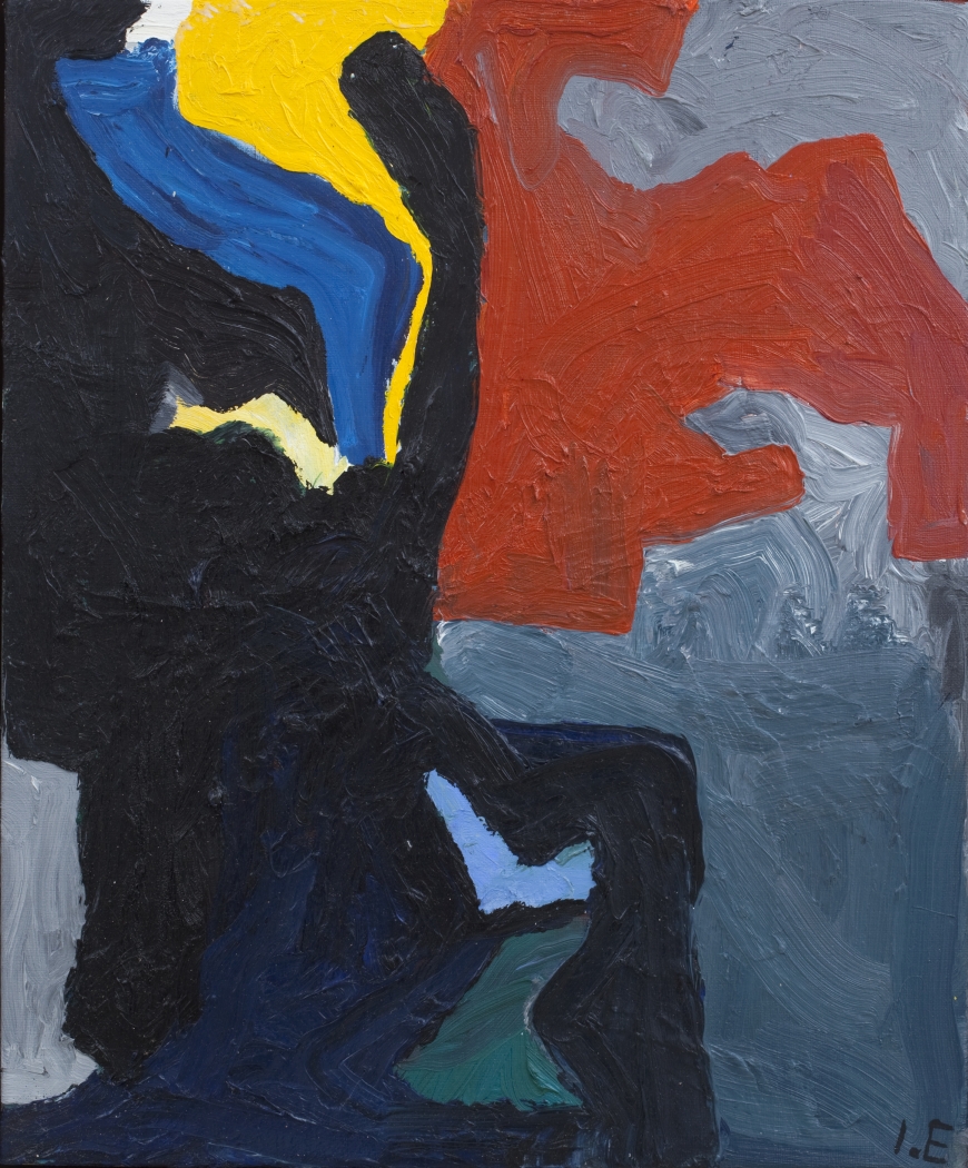 Ida Ekblad, Untitled, 2011, Oil on linen, 23 5/8 x 19 5/8 inches