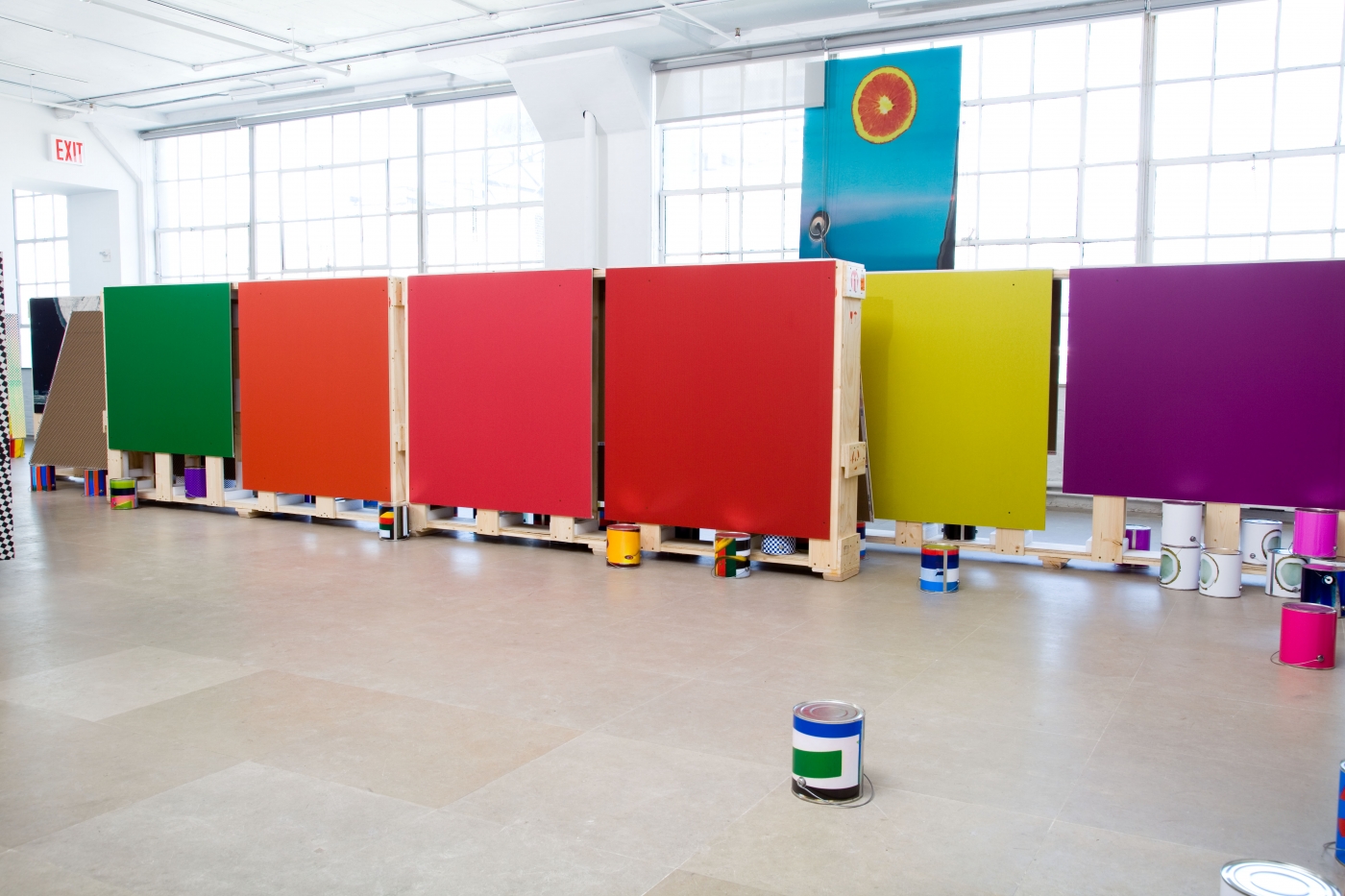 Installation view, Greene Naftali, New York, 2009