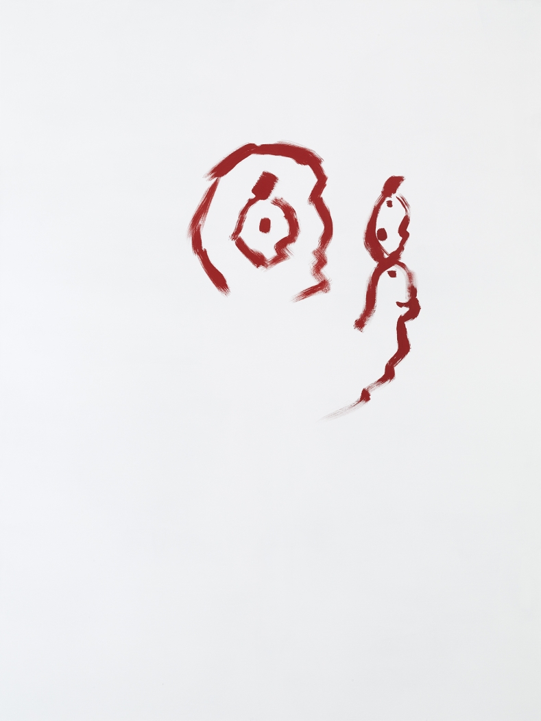 Michael Krebber MK.291, 2015 Arcrylic on canvas 78 3/4 x 59 1/8 inches (200 x 150.2 cm) (