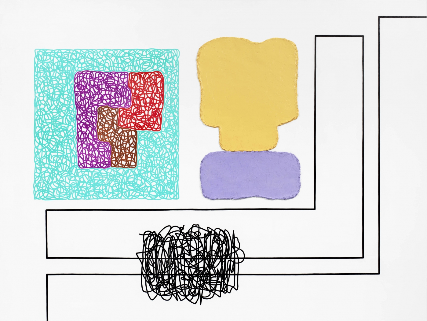 Jonathan Lasker, Picture With Outstanding Form, 2019