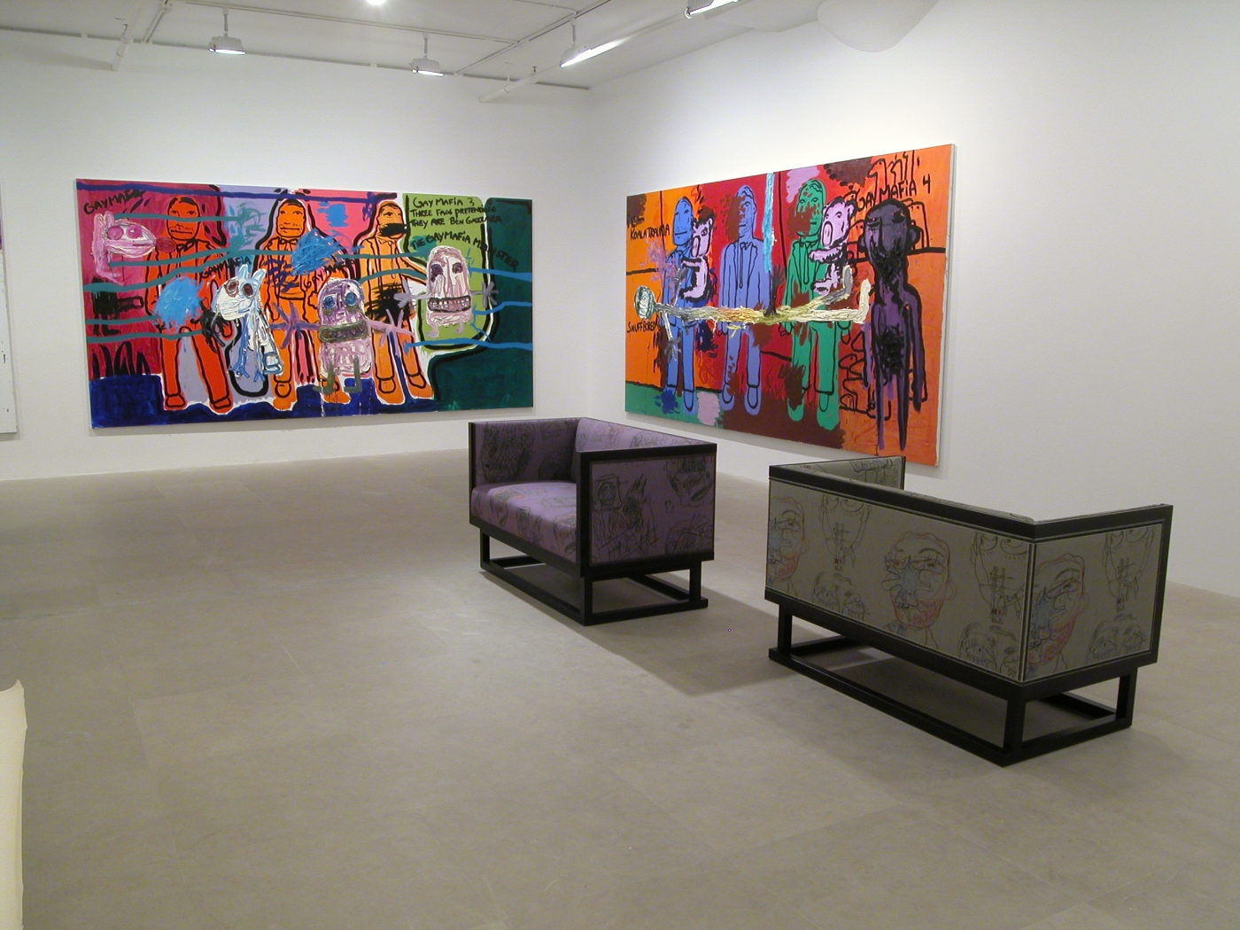 Installation view, Greene Naftali, New York, 2008