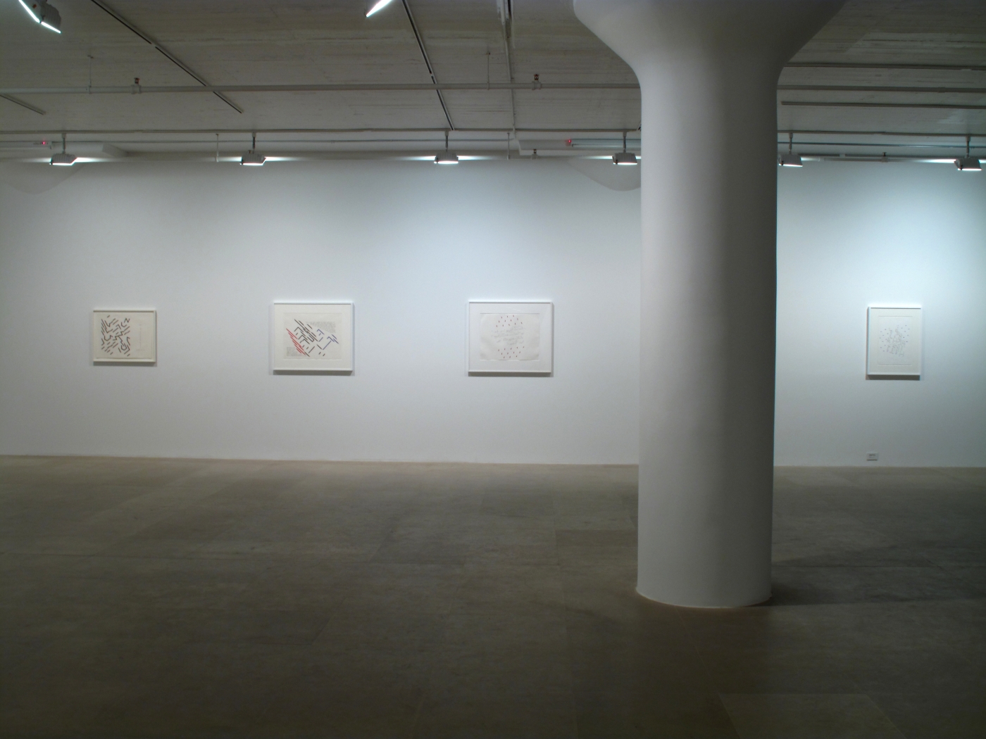 Installation view, Greene Naftali, New York, 2009