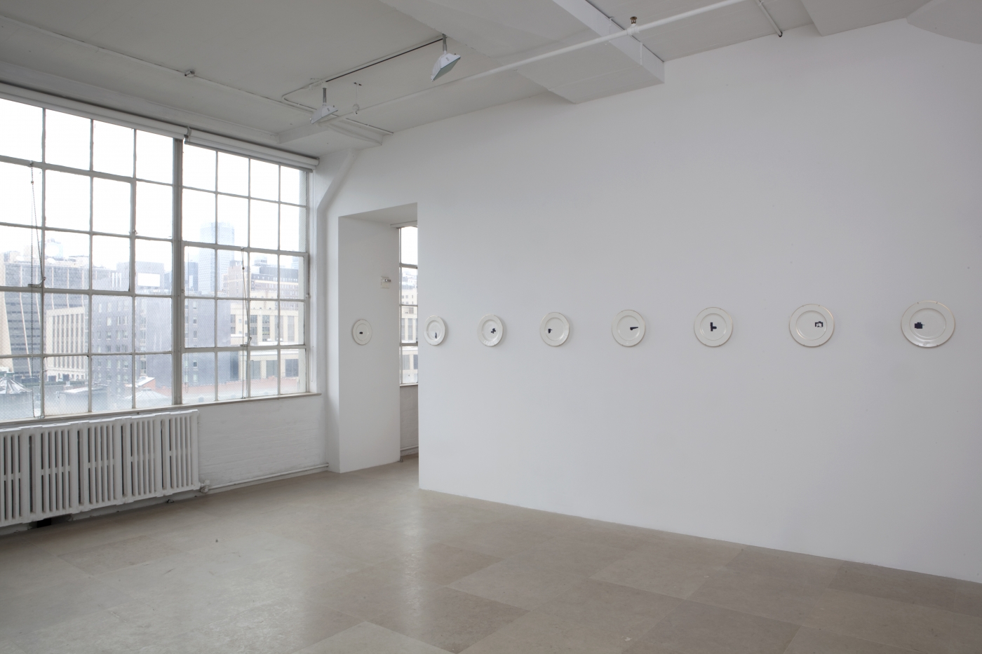 John Knight, Installation view, Autotypes, a work in situ, Greene Naftali, New York, 2011
