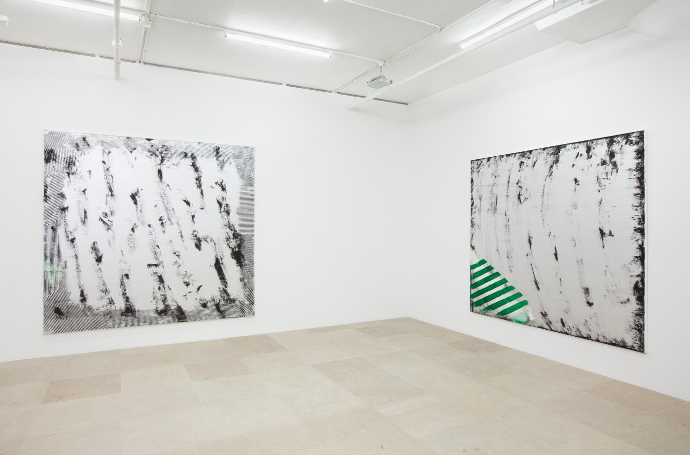 Jacqueline Humphries, Installation view, Greene Naftali, New York, 2012