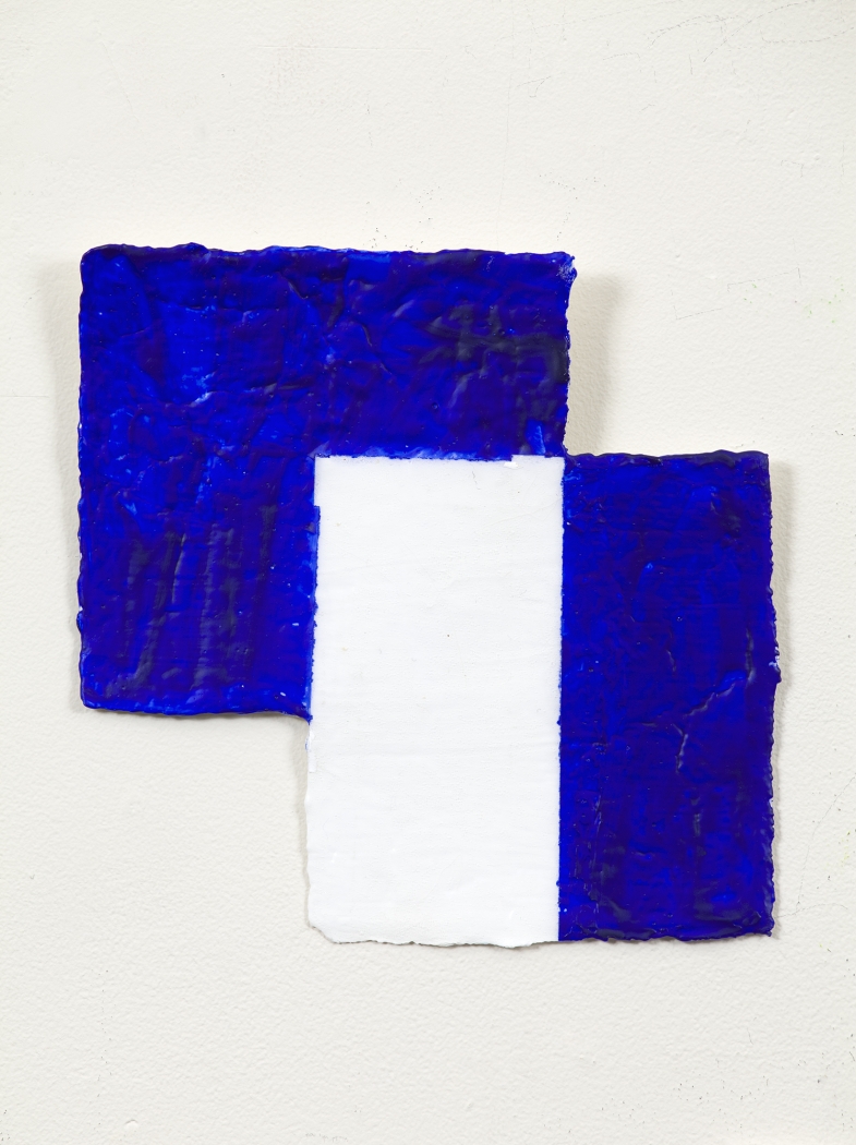 Mary Heilmann The Geometry of a Wave, 2015 Acrylic on paper 6 1/8 x 6 1/8 inches (15.6 x 15.6 cm)