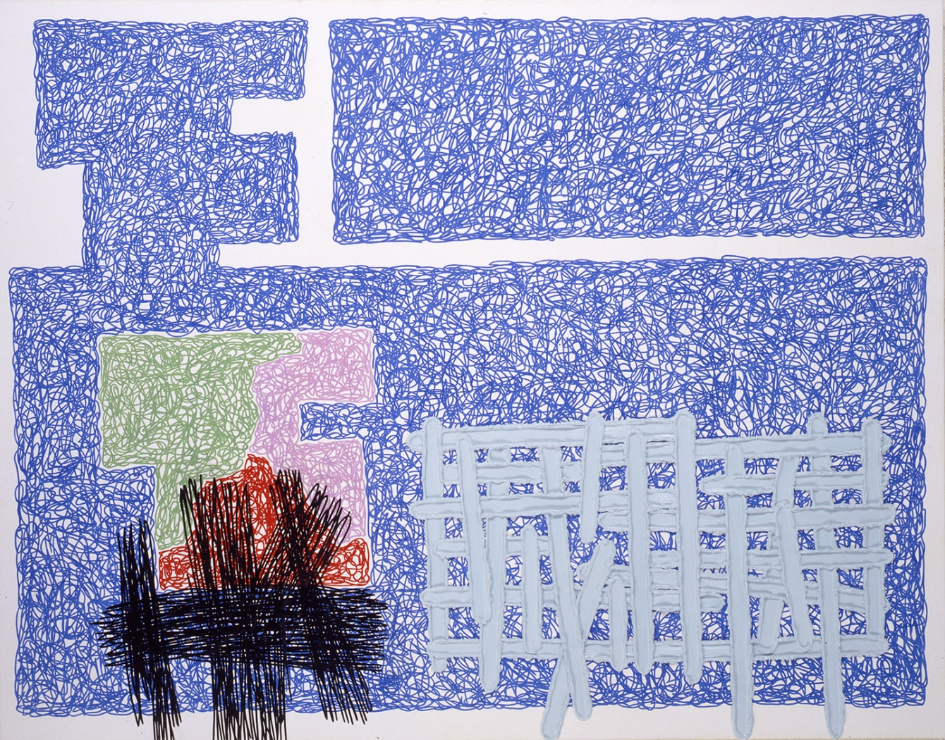 Jonathan Lasker, Were 8 on Its Side, 1998