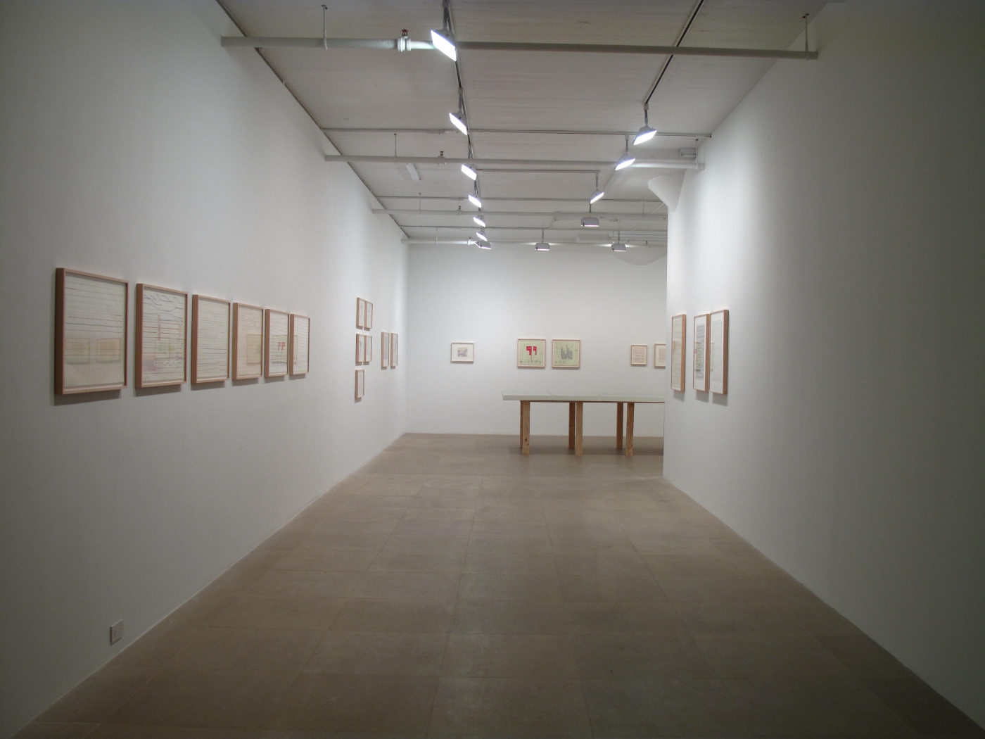 Installation view, Greene Naftali, New York, 2009