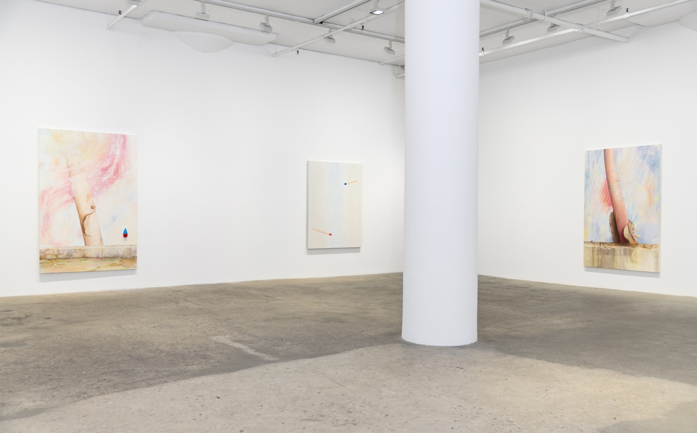 Monika Baer, Installation view, loose change, Greene Naftali, New York, 2021