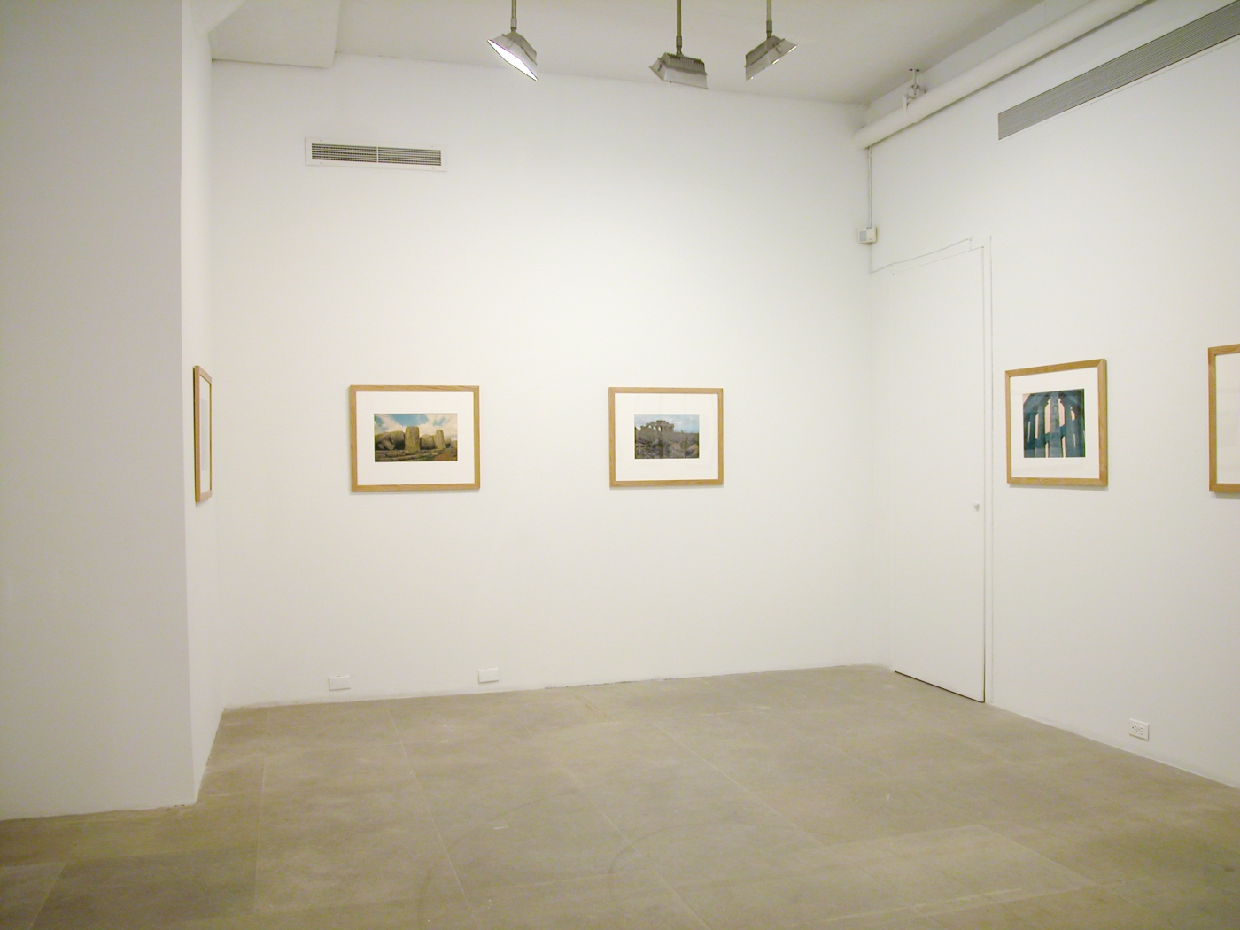 Josef Strau, Installation view, Photo +, Greene Naftali, New York, 2003