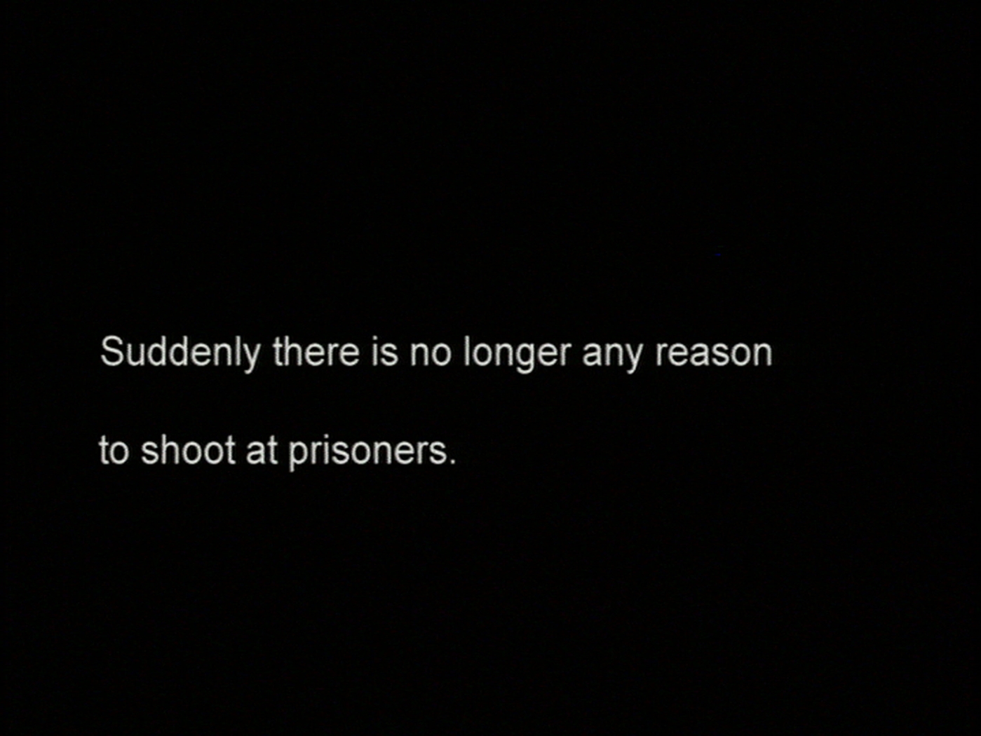 I Thought I was Seeing Convicts, 2000 (still)