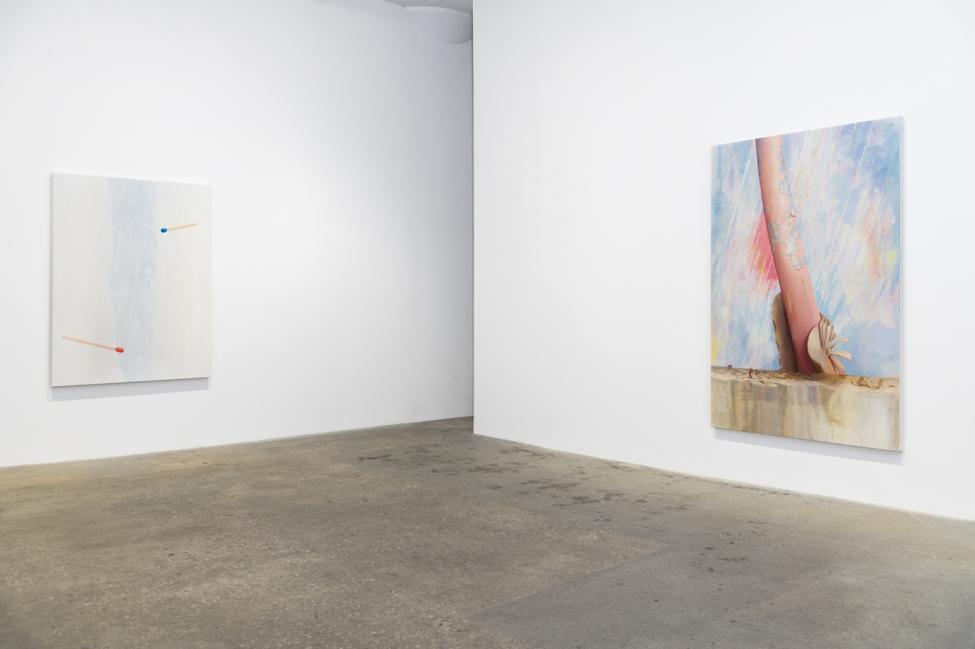 Monika Baer, Installation view, loose change, Greene Naftali, New York, 2021
