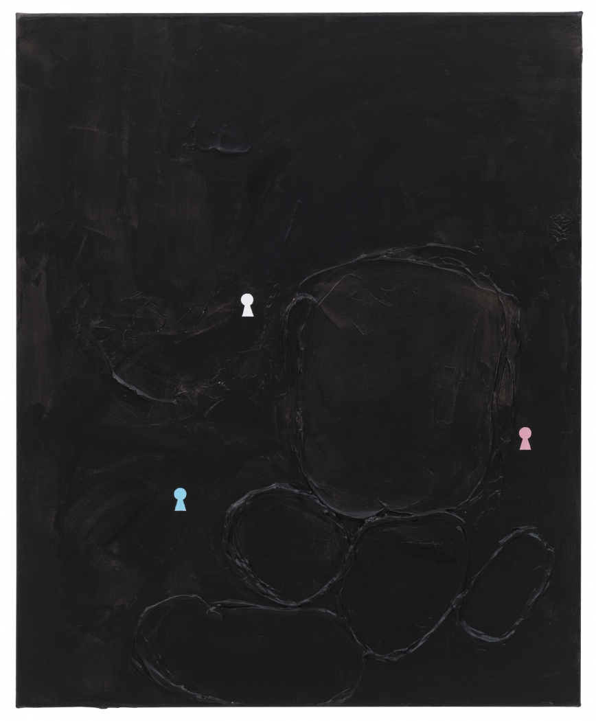 rear painting, 2012 acrylic on canvas 31 1/2 x 25 1/2 inches