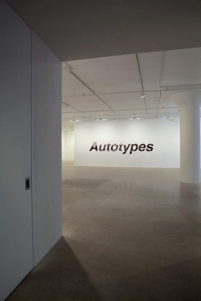 John Knight, Installation view, Autotypes, a work in situ, Greene Naftali, New York, 2011