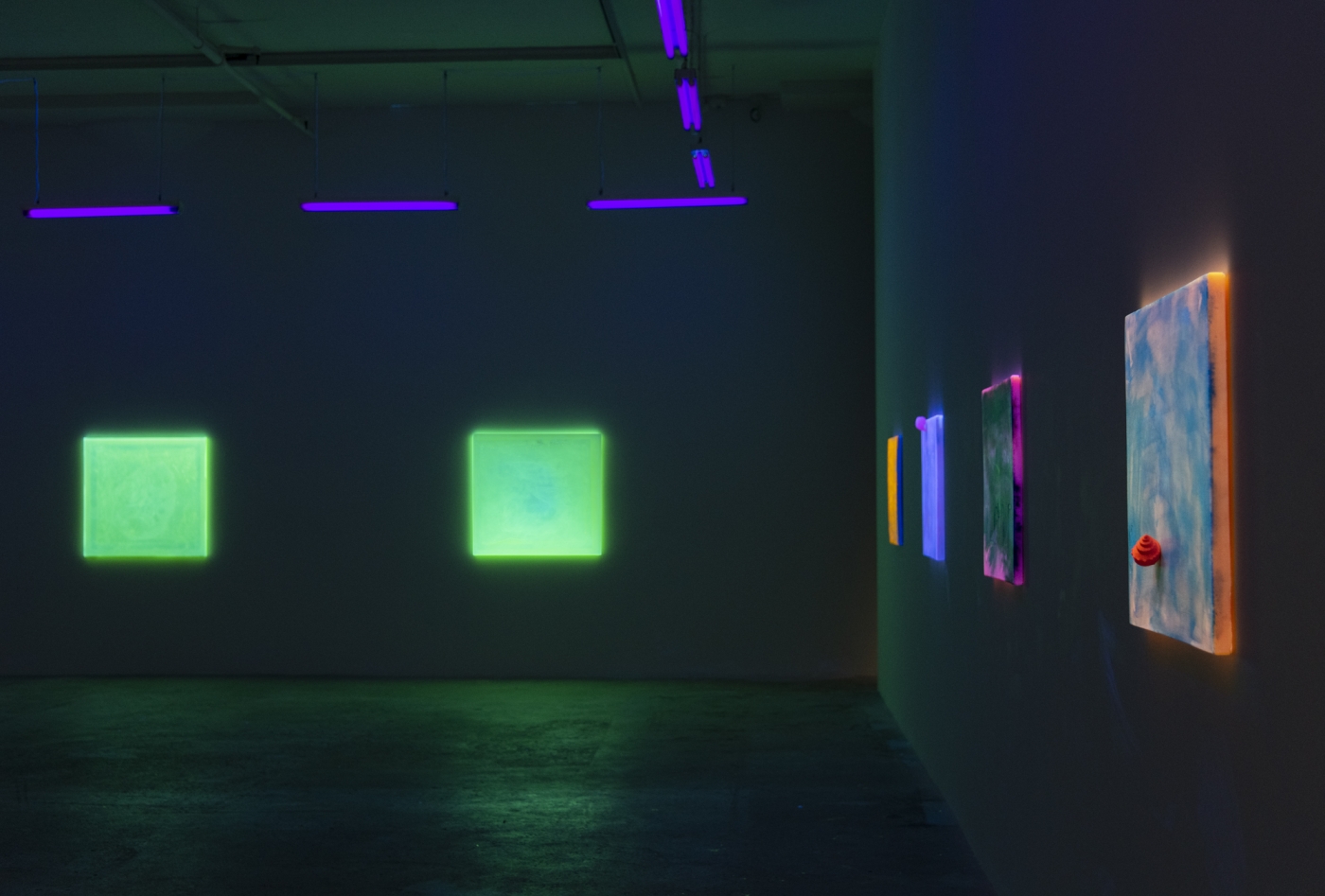 Installation view, From Disco to Disco, Greene Naftali, New York, 2021