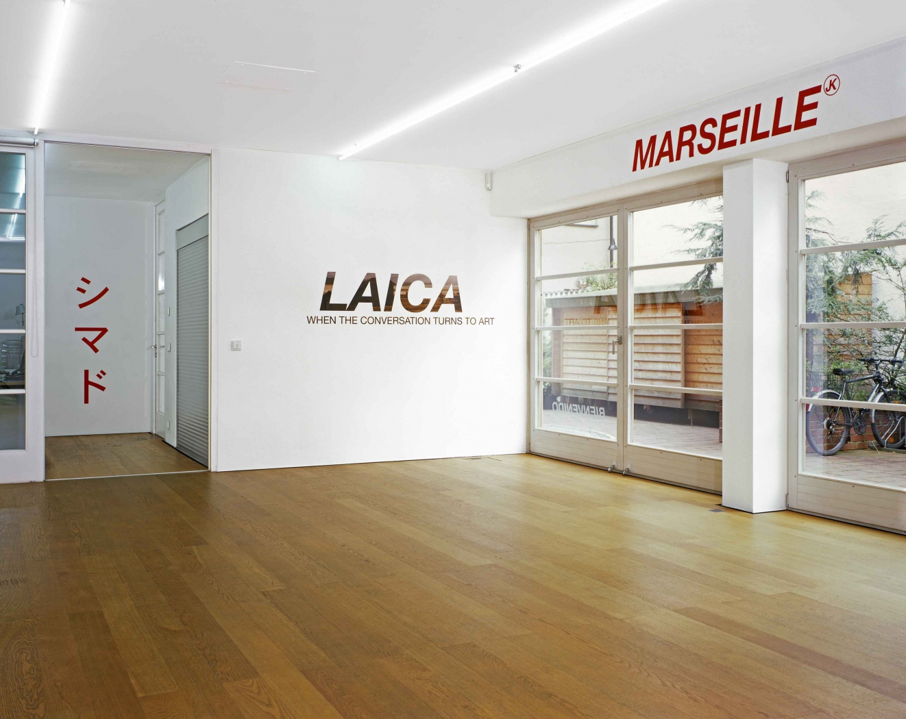 John Knight Works in Situ, A Work in Situ, 2008 Vinyl films variable dimensions