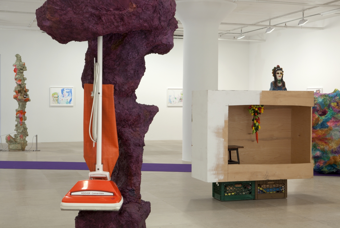 Rachel Harrison Installation view The Help Greene Naftali New York 2012