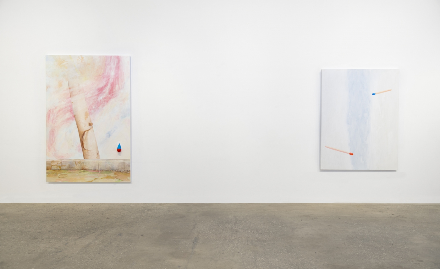 Monika Baer, Installation view, loose change, Greene Naftali, New York, 2021