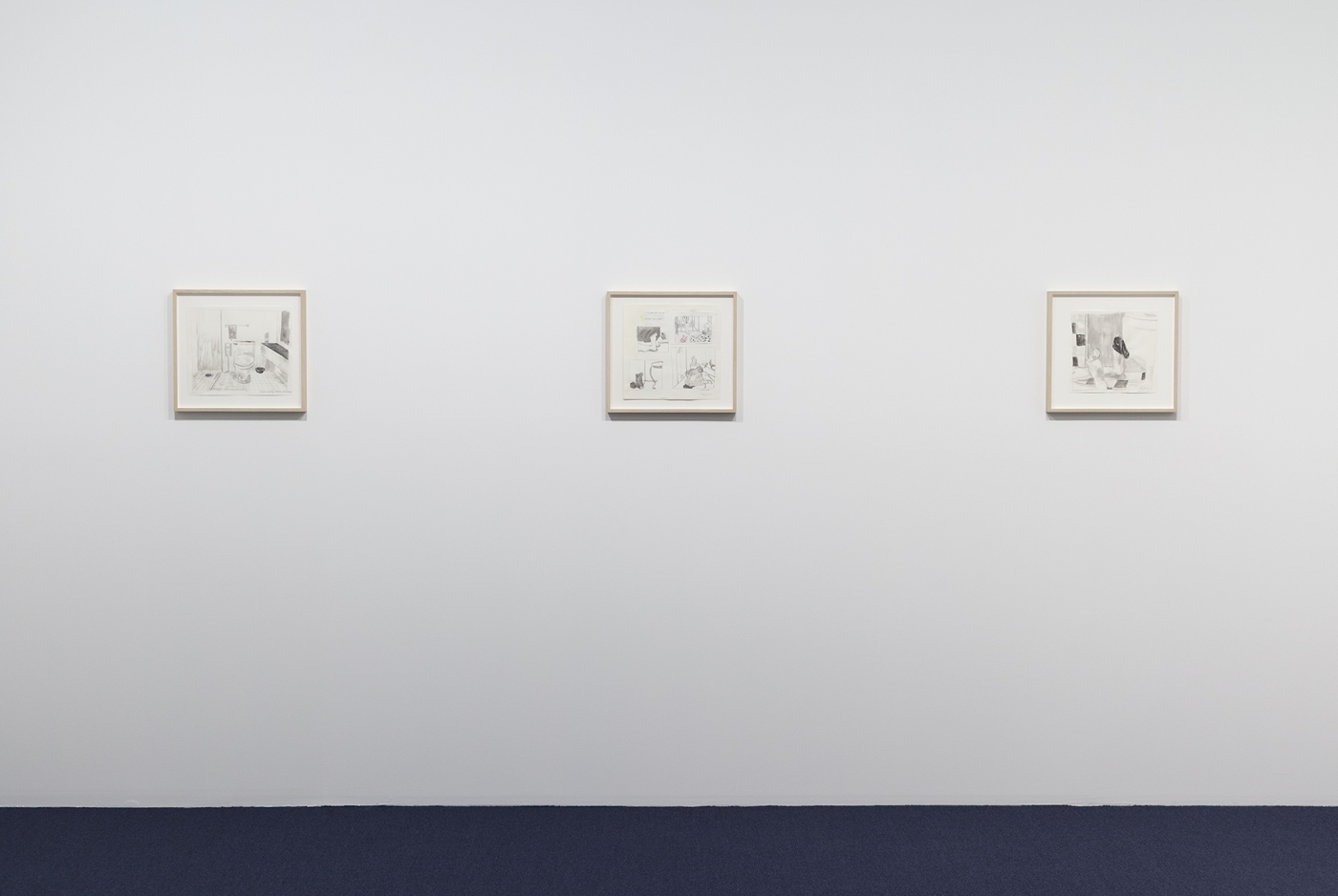 Richard Hawkins, Installation view, Hotel Suicide, Greene Naftali, New York, 2018