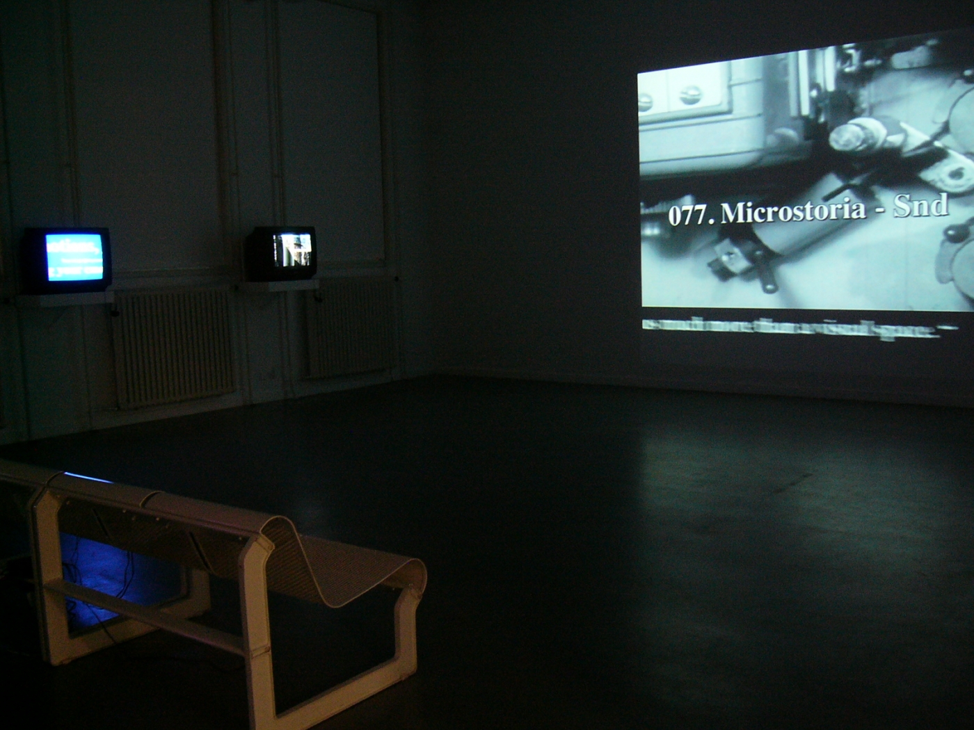 Installation view, Pop Manifestos in MurMur, curated by Edwin Carels, TENT, Rotterdam, The Netherlands, 2005