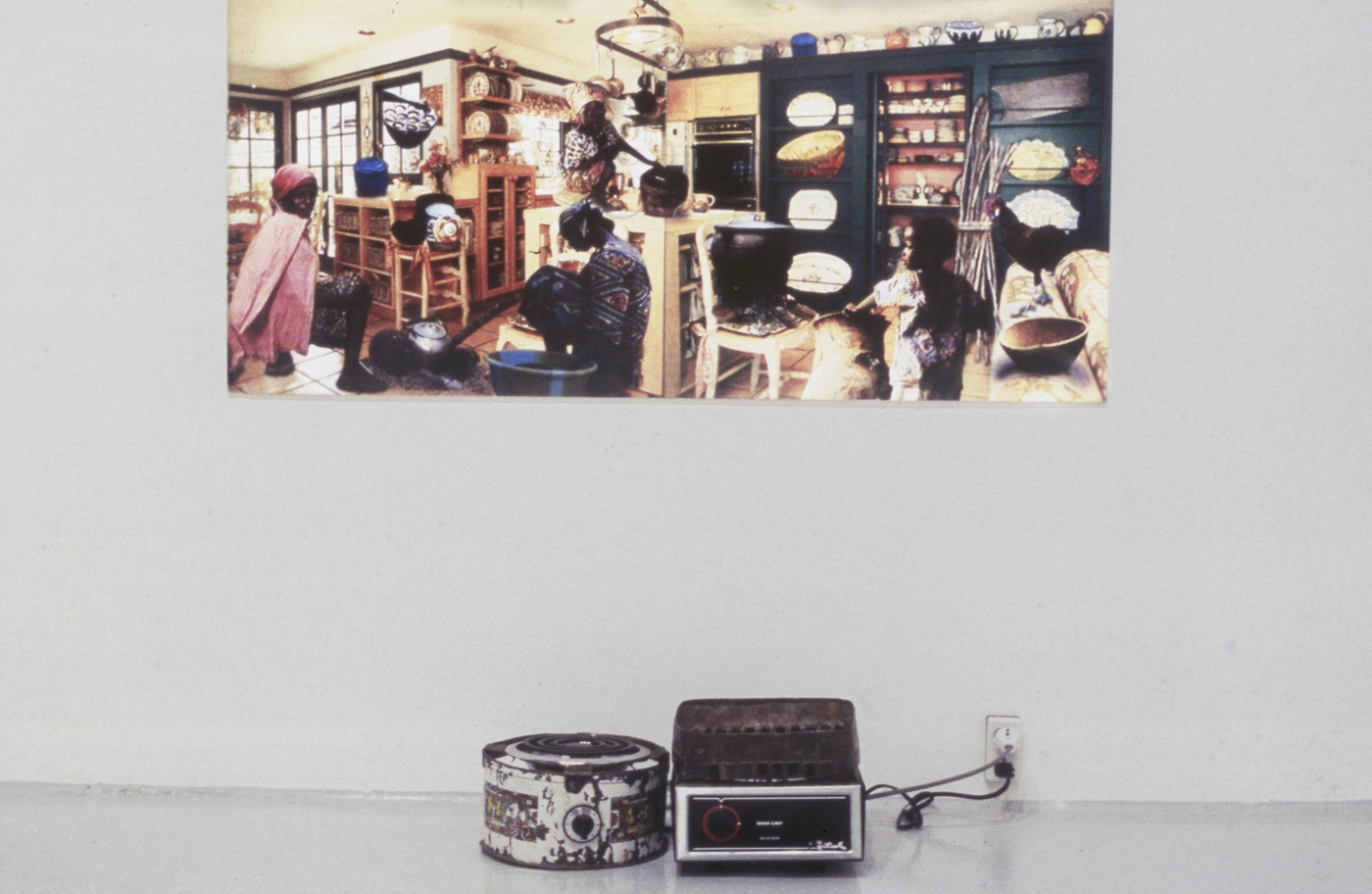 Fatimah Tuggar, Installation view, At the Water Tap, Greene Naftali, New York, 2000 – 2001